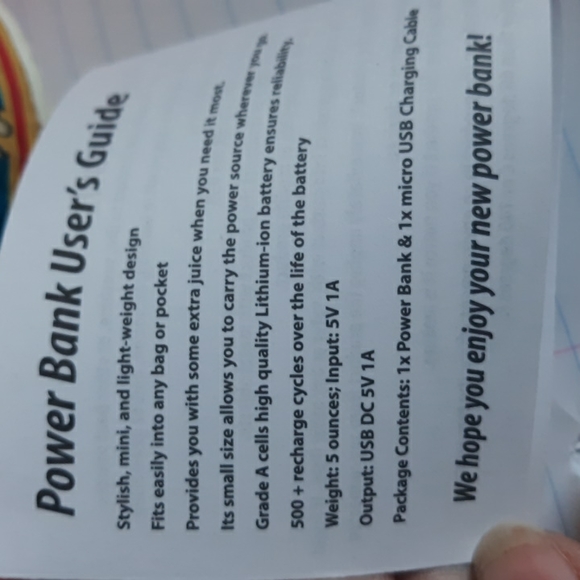 Timberland power bank Phone Charger Collectable micro USB Novelty Phone Power - Picture 12 of 12